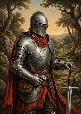 Knight in Armor with Sword
