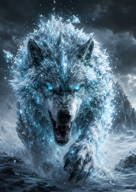 Ice Wolf Creature