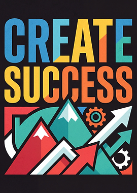 Create Success Motivational Art