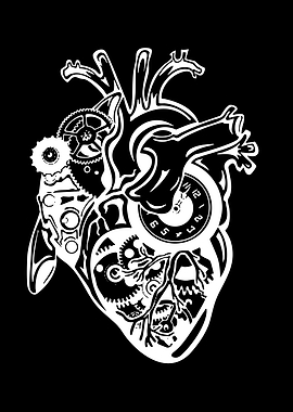Steampunk Heart with Clockwork