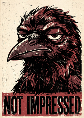 Unimpressed Crow - Not Impressed Not Even a Little