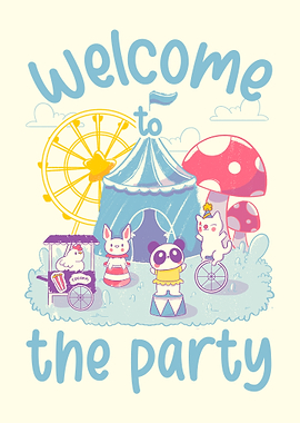 Traveling Circus Kawaii Animals