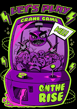 Evil Crane Game with Plushies