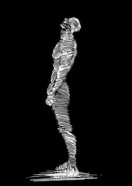 Abstract Human Figure