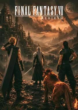Final Fantasy VII Rebirth Key Art
