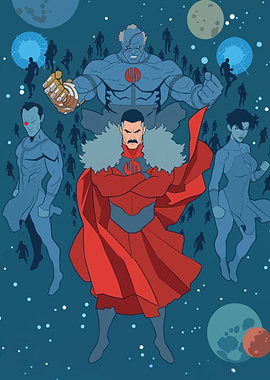 Invincible Characters in Space