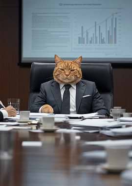CEO Cat Monday Meetings Are for the Weak