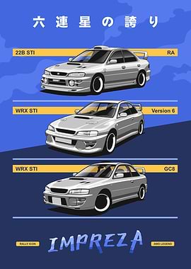 Impreza Rally Trio