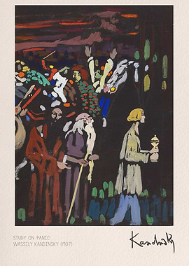Wassily Kandinsky Study on Panic