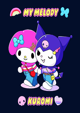 My Melody and Kuromi Friendship