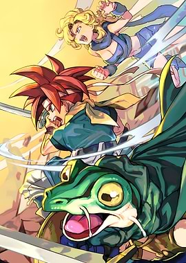 Chrono Trigger Characters in Action