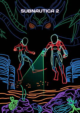 Subnautica 2 Neon Art