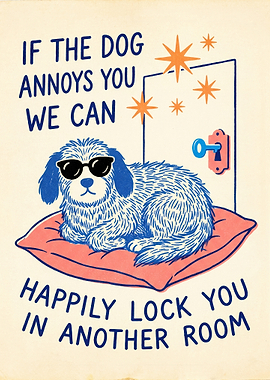 Funny Dog Poster