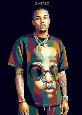 G Herbo Pop Art Portrait
