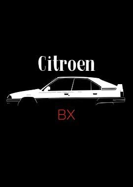 Citroen BX Car Silhouette