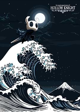 Hollow Knight on Great Wave