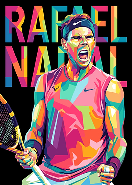 Rafael Nadal Pop Art