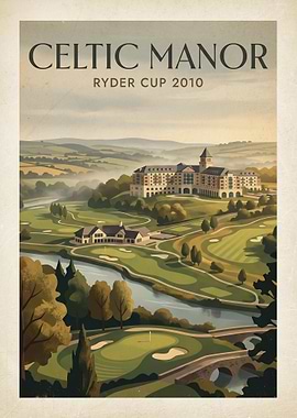 Celtic Manor Ryder Cup 2010 Poster