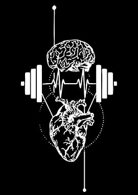 Brain, Heart, and Dumbbell Symbolism