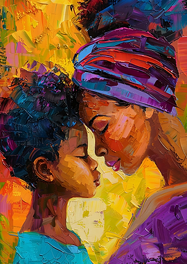 Mother and Child Embrace
