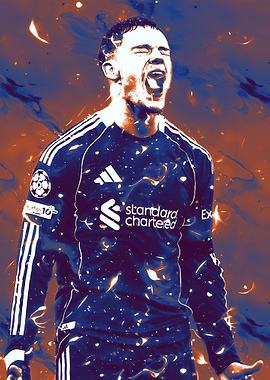 Football Player Celebrating