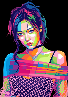 Ningning Aespa Pop Art