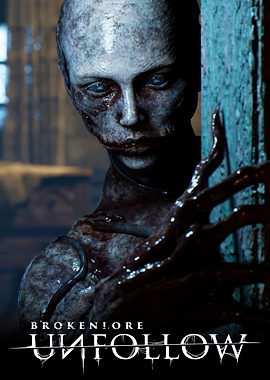 Broken Lore Unfollow Horror Game Art