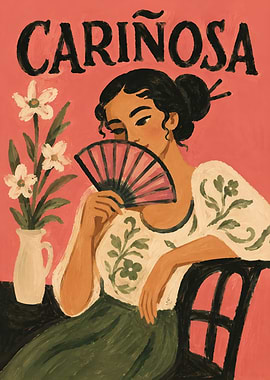 Carinosa Vintage Wall Art Print