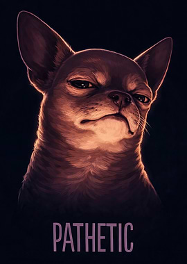Pathetic Chihuahua Portrait