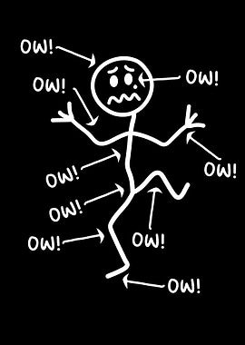 Stick Figure in Pain