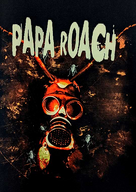 Papa Roach Gas Mask and Roaches