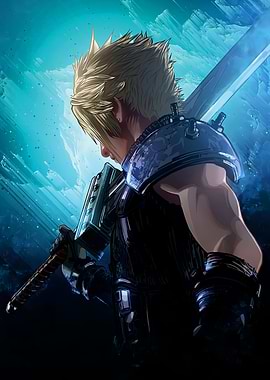 Cloud Strife with Buster Sword