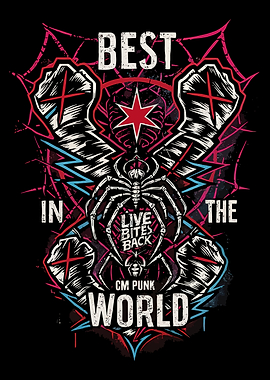 CM Punk Best in the World Spider