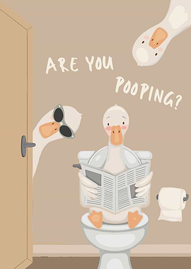 Ducks in the Bathroom