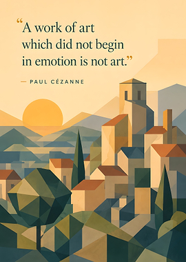 Paul Cezanne Quote Art