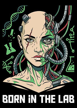Cybernetic Woman Born in the Lab