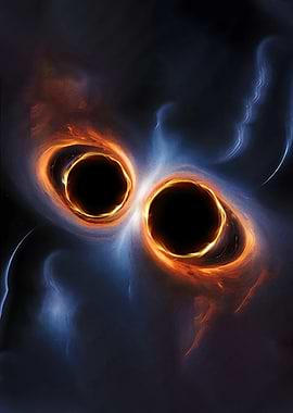 Cosmic Dance of Two Black Holes