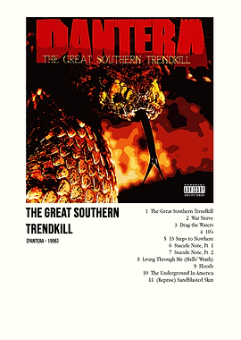 Pantera The Great Southern Trendkill Album Cover