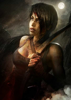 Lara Croft with Bow