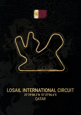 Losail International Circuit Qatar Poster
