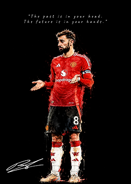 Bruno Fernandes Manchester United Artwork