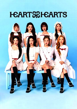 K-Pop Group 'HEART&HEARTS' Poses
