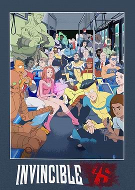 Invincible Vs Game Poster