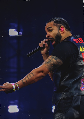 Drake Performing on Stage