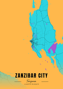 Zanzibar City Map