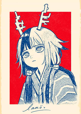 Anime Girl with Antlers