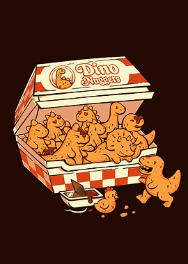 Dino Nuggets Funny Food