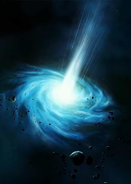 Cosmic Black Hole with Jet
