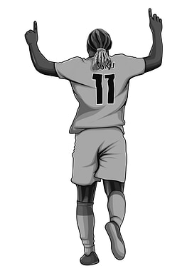 Jeremy Doku Black and White Version