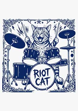 Riot Cat Drummer